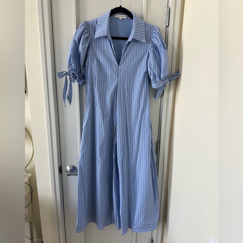 English Factory Ava striped dress